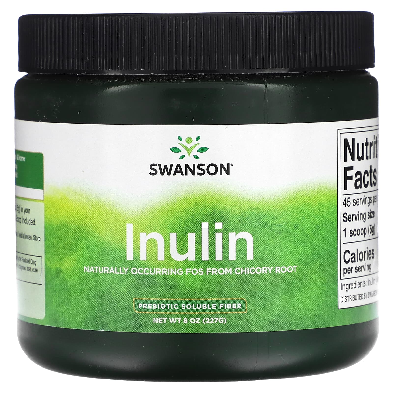 

Inulin, Prebiotic Soluble Fiber, 227G (8Oz)
