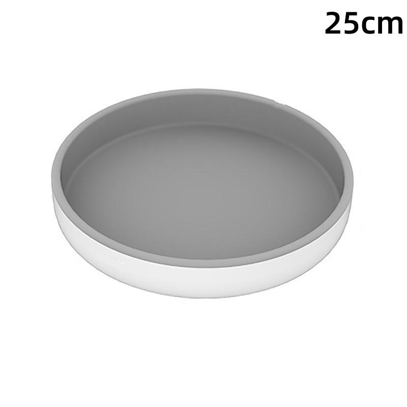 

Многофункциональная вращающаяся на 360 градусов полка для хранения приправ, нескользящий водонепроницаемый кухонный органайзер, аксессуары 25cm серый