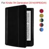 Kožené 6palcové pouzdro pro e-čtečku Nárazuvzdorný ochranný kryt pro Kindle 7. generace 2014