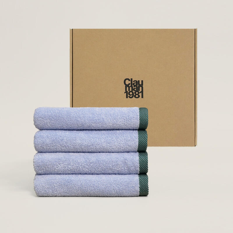 4P High-Tech Rope Reforma Hotel Towel Set gray