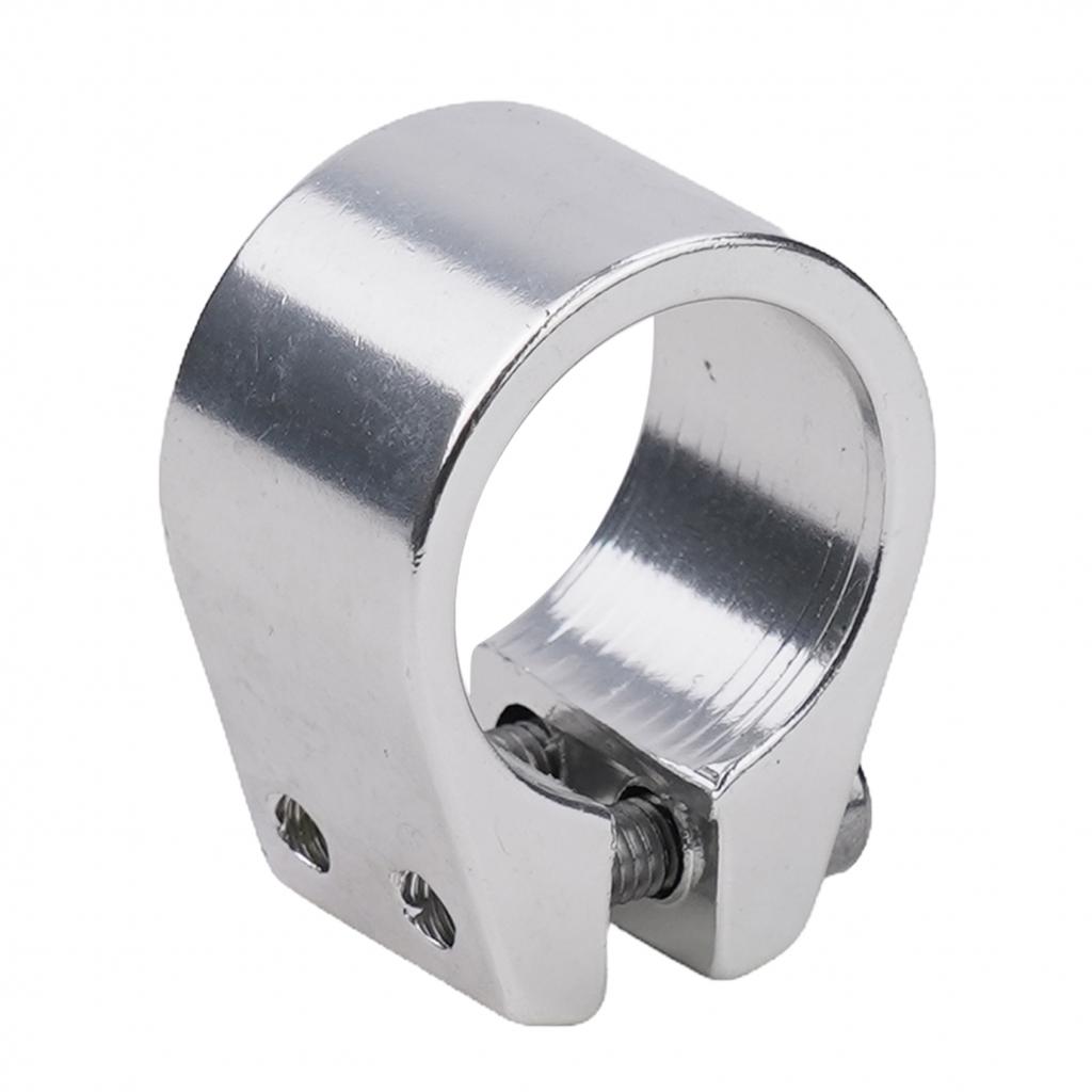 Seatpost Seatpost Clamp 31.8mm Black Double Bolt Forged Alloy