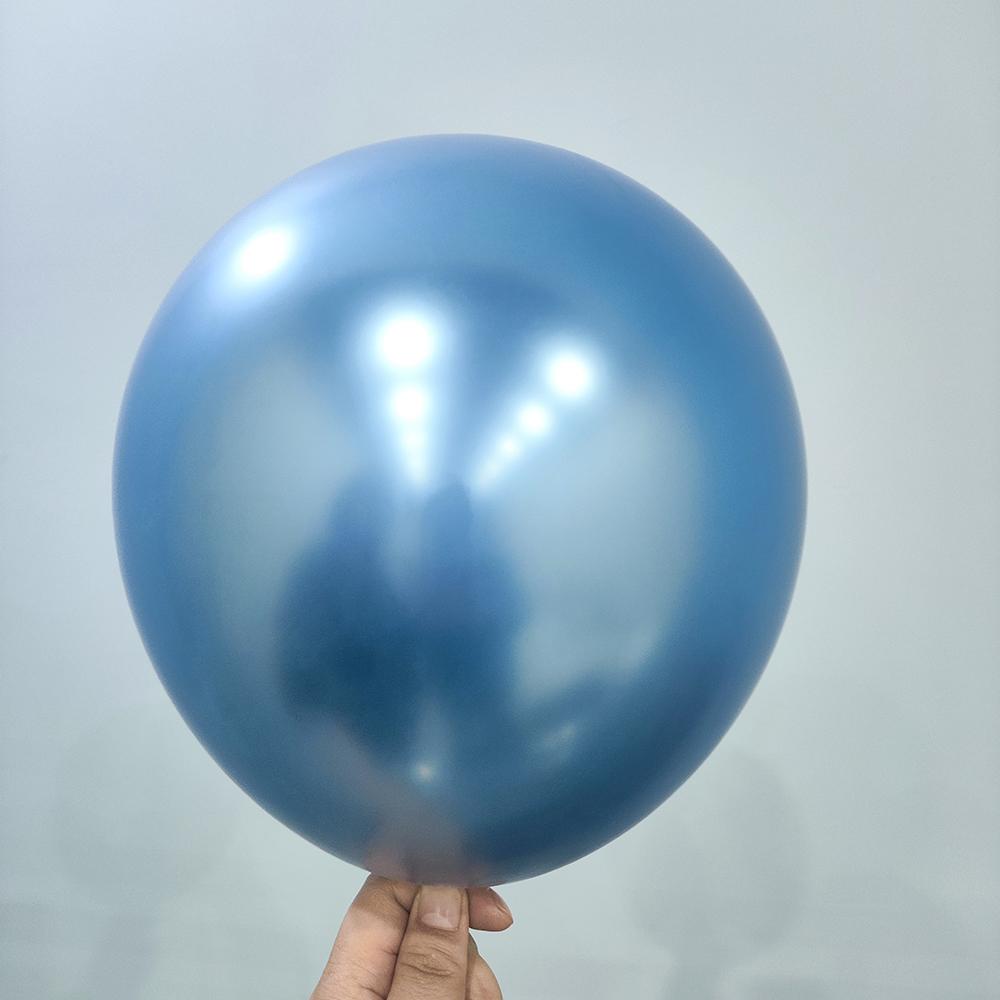 5-18inch Metal Chrome Balloon Happy Birthday Wedding Valentines Day Anniversary Celebration Party Decoration Latex Balloons