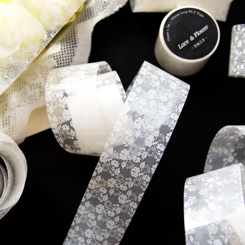 

3M / рулон кружевные цветы ленты изготовление журнальных принадлежностей скрапбукинг DIY дневник украшения наклейки этикетки канцелярские товары