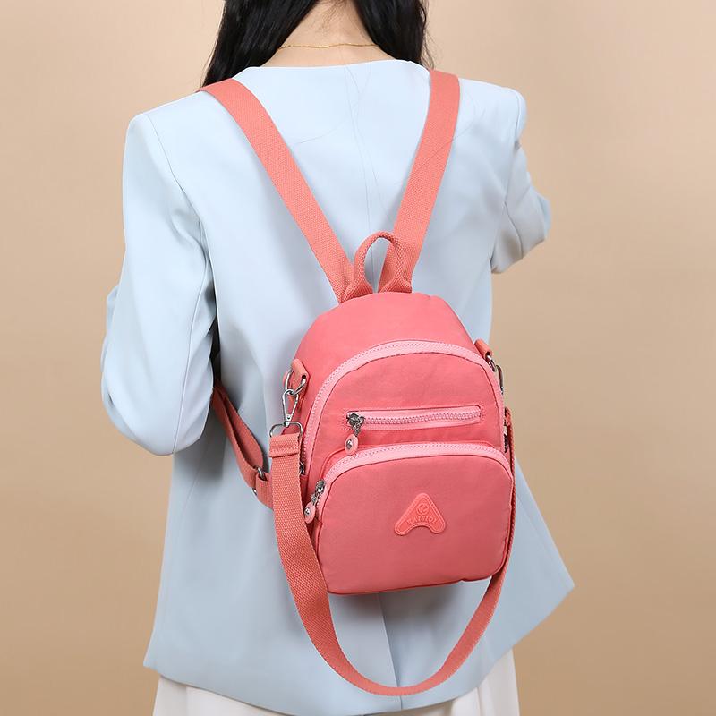 Damen Wasserabweisender Rucksack Nylon Multifunktionale Umhängetasche