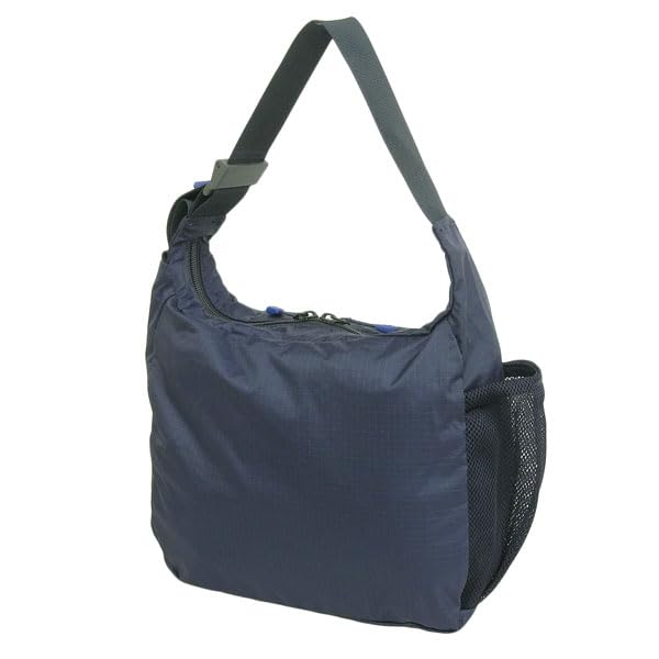 Bag for Men and Pocketable Light Shoulder 1123969 [Montbell] Women, Nylon, Bag, S, (Navy (NV))