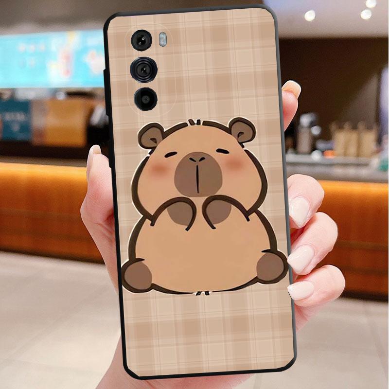 Capybara Phone case For Motorola Edge 50 40 Pro 50 40 30 Ultra Neo Fusion Moto G Play G Stylus G Power G 5G