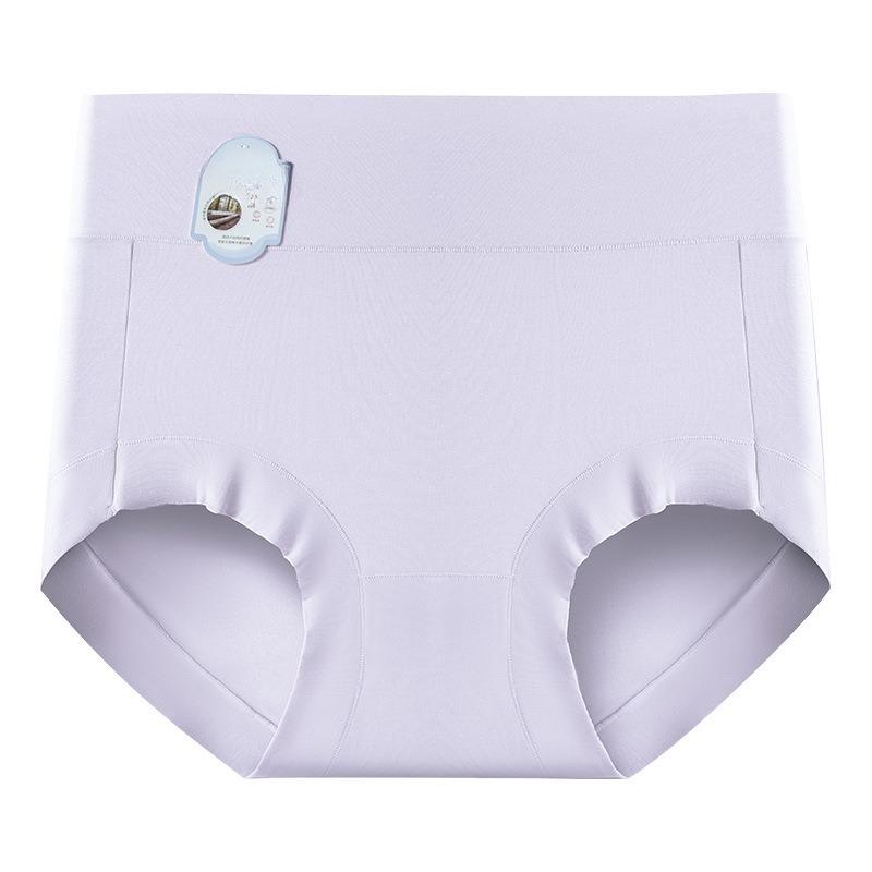 Large Size Ladies Spring and Autumn Comfortable Antibacterial High Waist Belly Wrap Hip Briefs