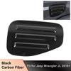 Füllstoff Kraftstoffklappe Tank Benzindeckel Abdeckung Zierleiste für Jeep Gladiator JT 2018+ Carbon
