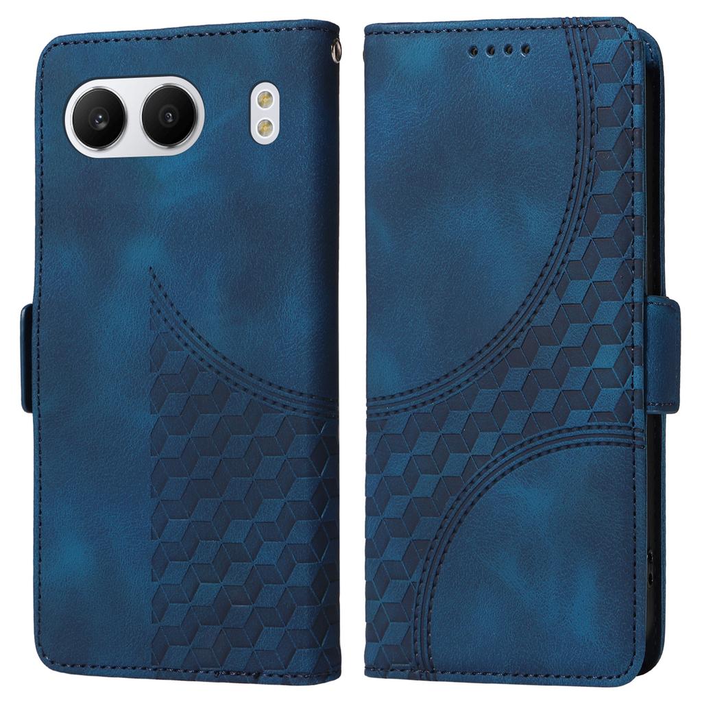 For OnePlus Nord 4 Case PU Leather Phone Cover Rhombus Starry Imprinted