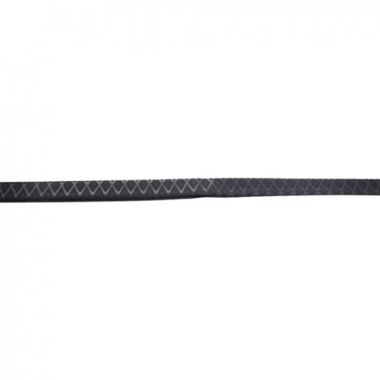 Black Flat Width 48mm Heat Shrink Wrap Tubing For Rod Grips Soft Durable 64''