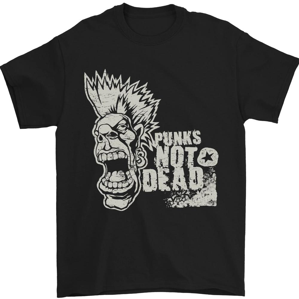 Punks Not Dead Punk Rock Music Unisexs TShirt 100 Cotton S