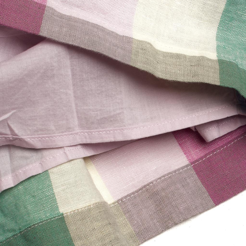 Vestido de Lino con Tirantes a Cuadros 801379 para Niña