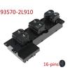 RHD Master Power Window Switch Control 93570-2L910 For Hyundai I30 FD 2007-2012