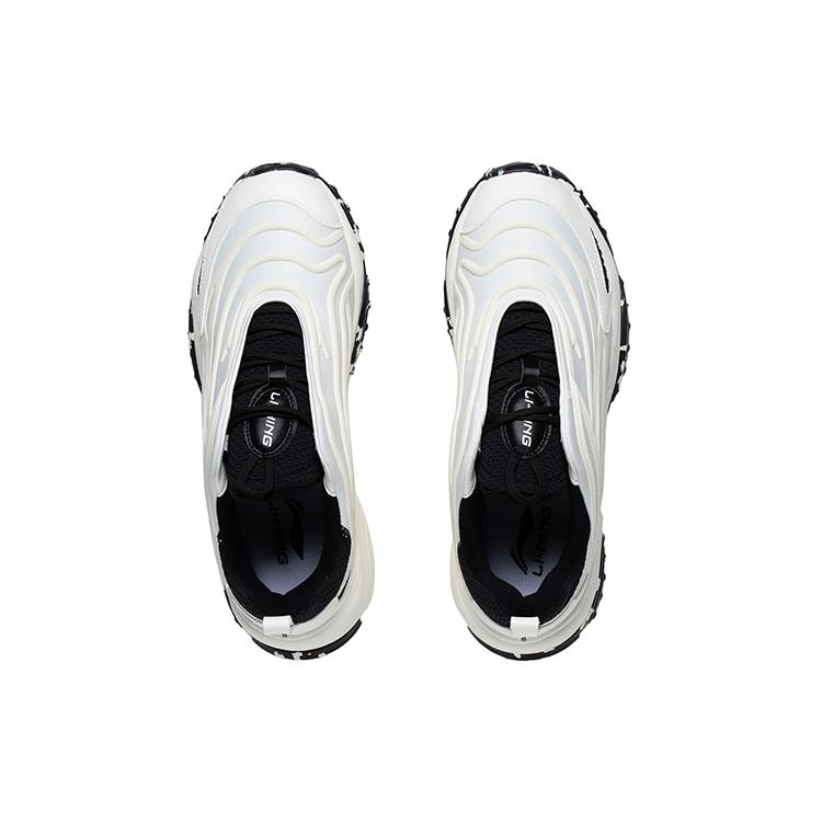 Li Ning Aurora WindWalker V2 Low Top Sports Casual Shoes Men's White Black AGCS159-1
