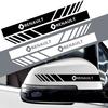 Car Rearview Mirror Side Stripe Decal Vehicle Body Sticker For Renault Talisman Clio 4 Megane 2 3 Fluence Kangoo Captur Scenic 2 d111