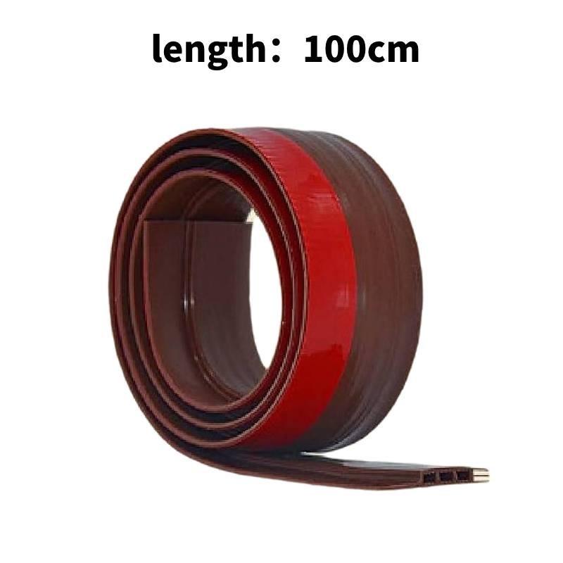 

Self Tpe Adhesive Door Seal Strip Insulation Dustproofing Hollow Three Layer коричневый
