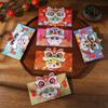6pcs/set Cartoon Red Packet Lion Dance Good Luck Pocket Cute Red Envelope  Bonus