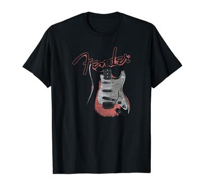 Fender Vintage Gitarre Retro Glow T-Shirt
