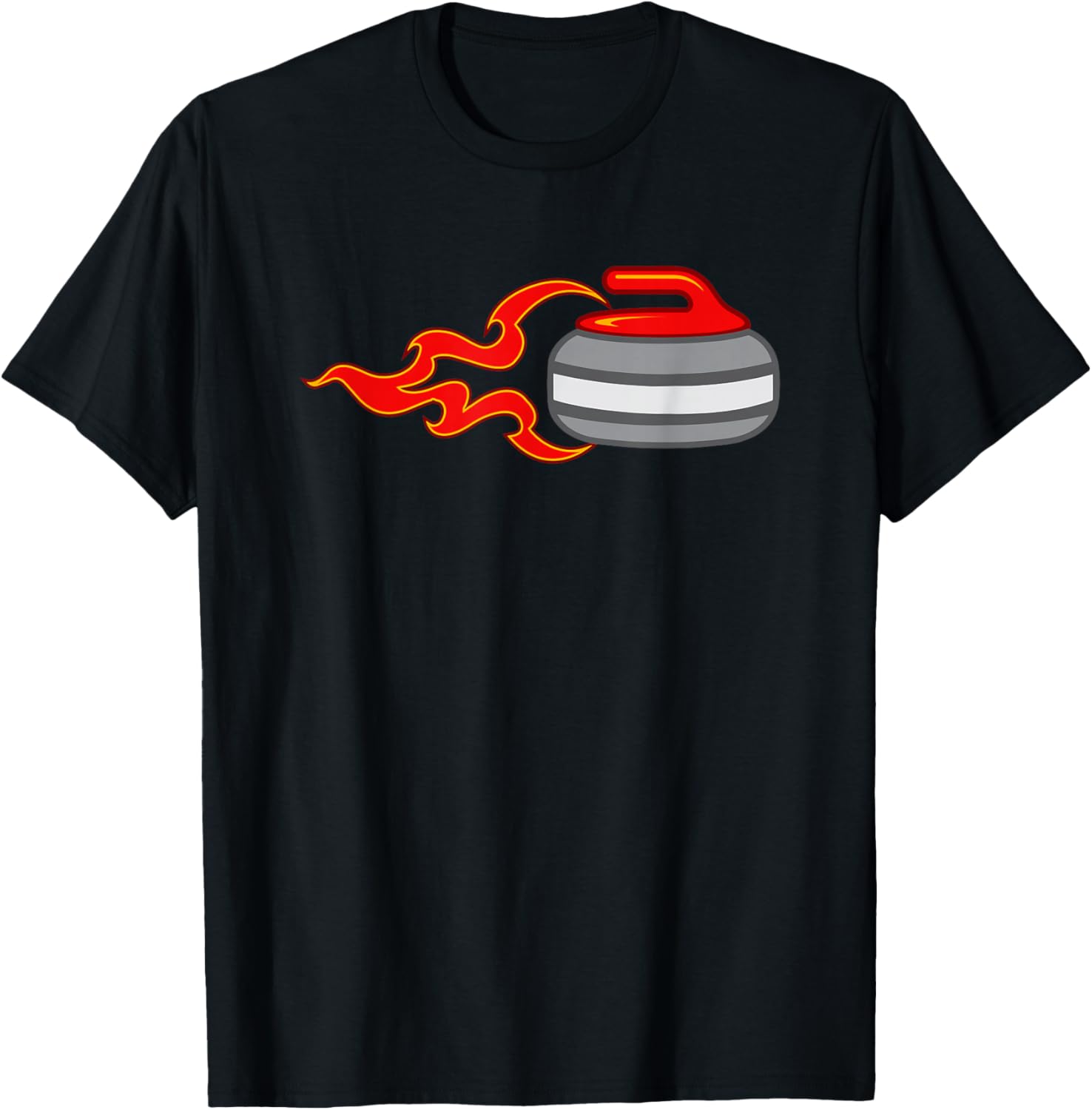 Curling Sweep Stone Funny Trendy, Ice Sports T-Shirt Unisex T-Shirt S