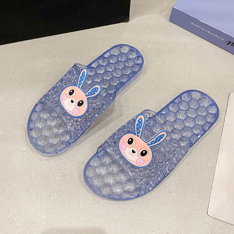 Fashion Flat Soft Open Toe Woman Slippers Transparent Sandals Bathroom Slides Home Unique New Fashion Cheap Liquidation Shoes for Women