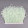 Ostrich Feathers Fringe 2M 55colors Selected Clothing Sewing Crafts Dress with Fluffy Feather Ribbon