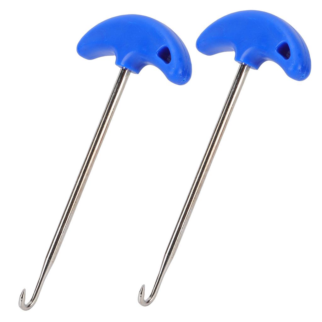 2PCS T Handle Style Remove Install Brake Spring Hook Puller Tool for Motorcycle Bike ATV Blue