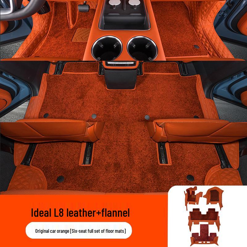 Ideal L8 Trunk Mat: Full Coverage Tail Box Liner for Car Interior Modification