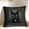 Pillow Cover Cute Caroon Cat Portrait Photo Frame Art Funny Pillow Case For Wedding Party Home Decor Pillowcases
