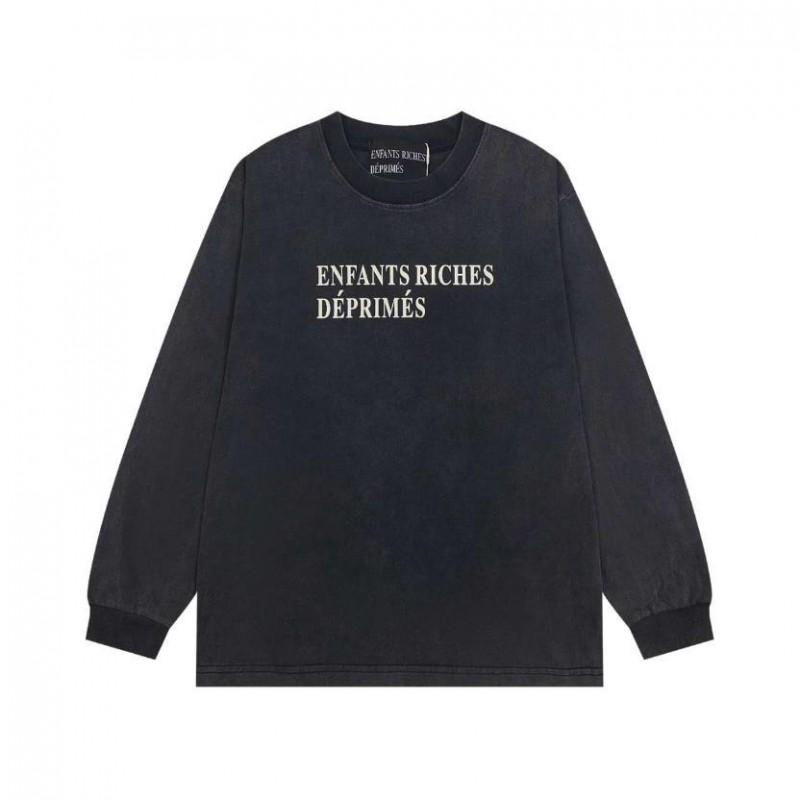 ERD Sad Rich Kid Lip Print Letter Oversized Hoodie Men Women