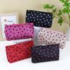 Cute Cosmetic Bag Toiletry Storage Bag Women'S Handbag Clutch Heart-Shaped Cosmetic Bag Travel Size