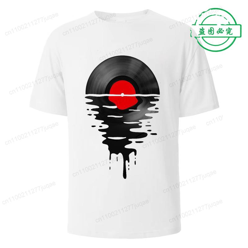 Tee Shirts for Men Women DJ Music Clothing Phonograph Record Print Funny Tshirt T-Shirt Tee Shirt for Men Music Lover Gifts