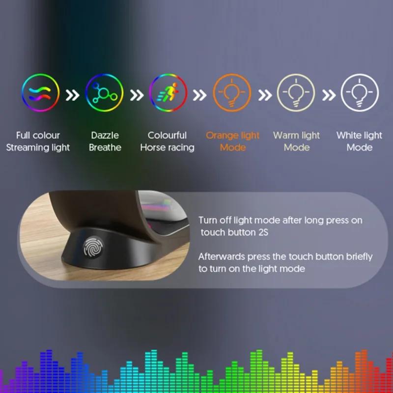 15W 4 in 1 RGB Light Magnetic Wireless Charger Stand For iPhone 15 14 13 12 Airpod Apple iWatch 8 7 6 Fast Charging Dock Station