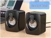 Compact Desktop Wired Subwoofer Speaker for Laptop and Home Use