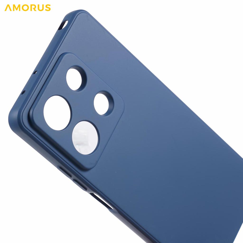For Xiaomi Redmi Note 13 Pro 5G/Poco X6 5G Case Precise Cutouts TPU Fiber Lining Shockproof Phone Cover