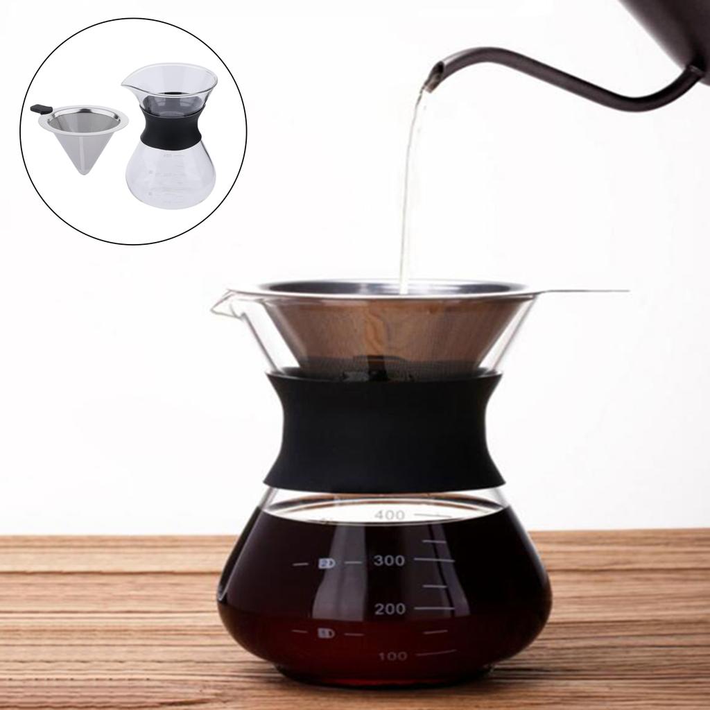 Stainless Steel Filter Dripper 400ml 