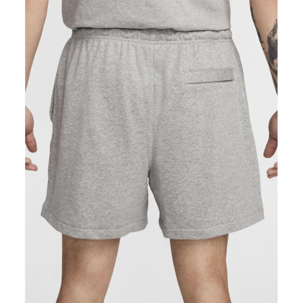 Nike Club French Terry Flow Shorts M   Dark Grey Heather Light sMoke Gray White  Fn3521 063