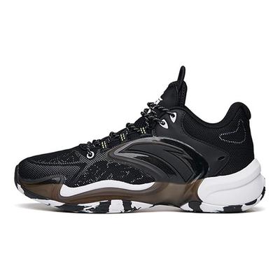 Hear Wave 3 Slip Resistant Abrasion Resistant Low Top Basketball Shoes Men's Black White 112131608-3