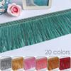12M Fringed Lace Handmade 16cm Wide Polyester Tablecloth Pillow Trim Tassel Diy Stage Garment Curtain Sewing Accessories