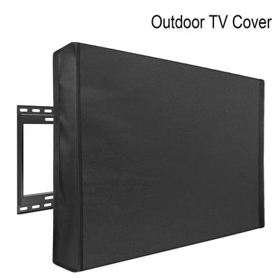 Conjunto Completo de Capa para TV Externa com Parte Superior e Inferior, Resistente às Intempéries para Televisões de 22-70 polegadas