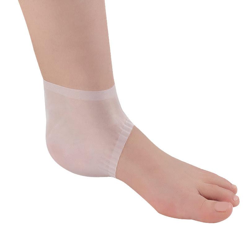 Silicone Heel Cover Foot Protection Soft and Comfortable Women's Heel Socks Protective Cover Men's Foot Protection Heel Silicone Heel Cover