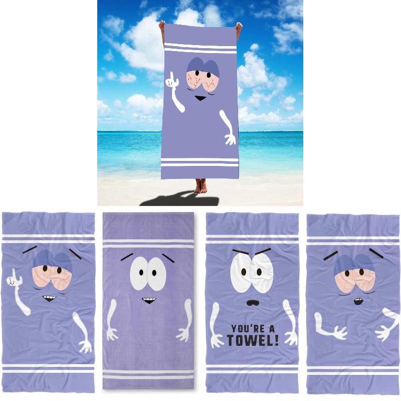 South Park Motiv Cartoon Handtuch Super Saugfähig Schnell Trocknend Für Kinder Strand