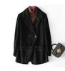 New small double-sided cashmere coat for women, short loose wool coat for women