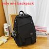 Big Capacity Simple Backpack With Letter Print Design And Waterresistant Fabric