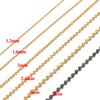 5 mt/los Gold Schwarz Bronze silbrig Farbe Metall Ball Bead Ketten 1,2-4mm Für DIY Halsketten Schmuck, Die Entdeckungen zubehör