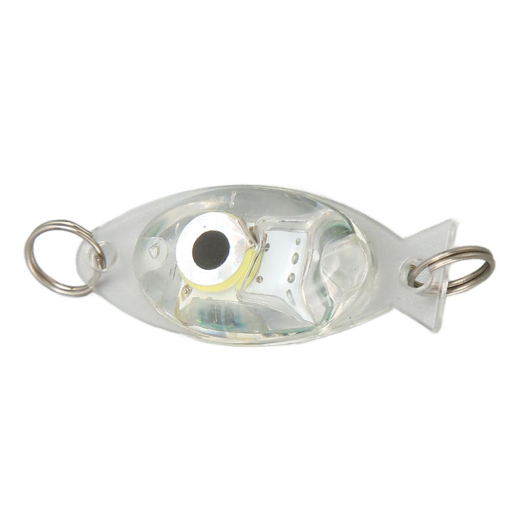 10 Pezzi Luce LED per Esca da Pesca Subacquea Forma Occhio Goccia Lampada Esca Subacquea Luce Attira Pesci