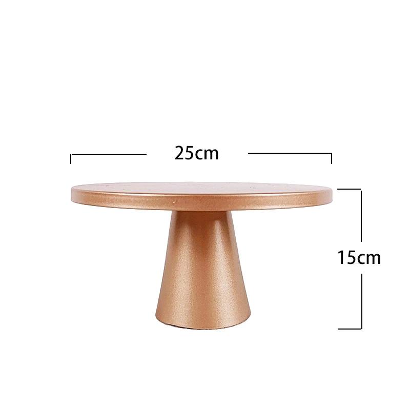Elegant Round Pedestal Dessert Table Cake Stand Holder Cupcake High Tray Display Rack Bakeware Wedding Birthday Party Decoration