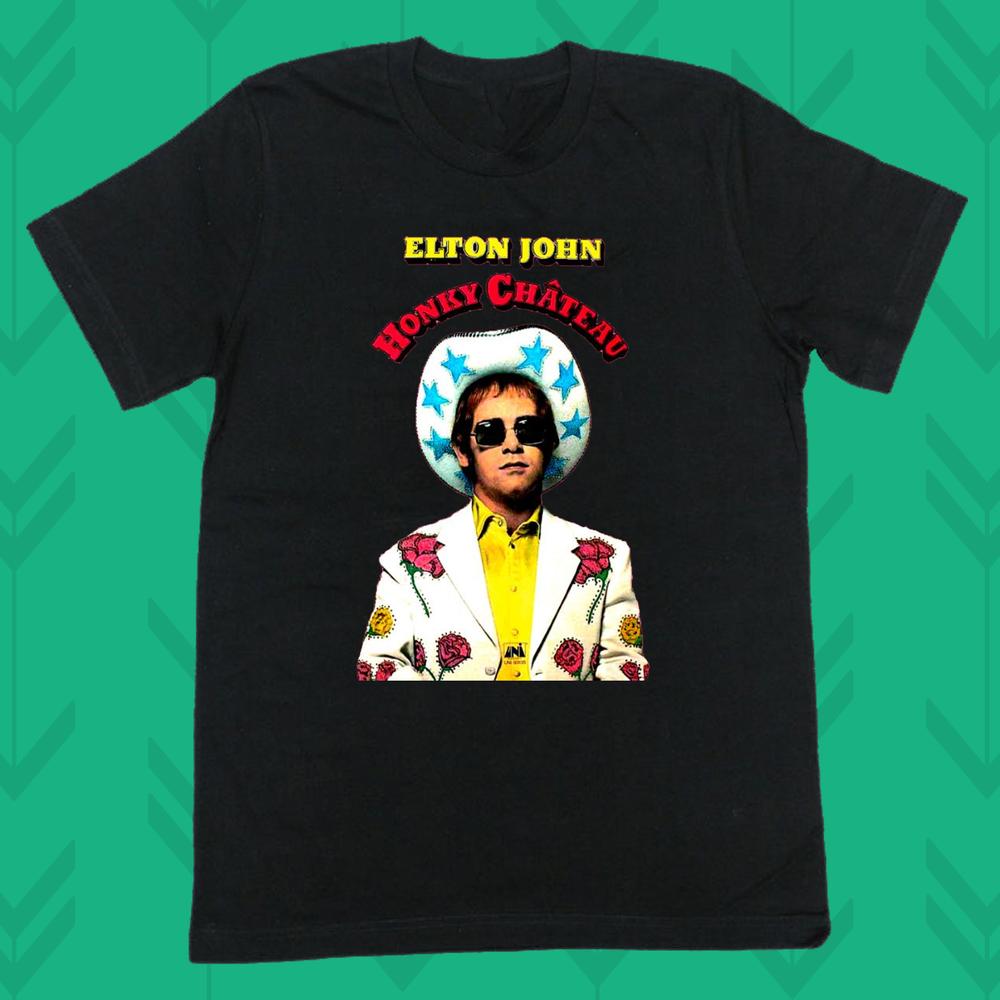 Honky Château Elton John Shirt Cotton Black Men Women S-234XL H053 S