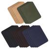 Good-Iron On Patches 20 Pieces Jacket Jean Clothes Patches Kit, 4.9 X 3.7 Inch, Dark Assortment, 5 Colors