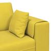 3 Piece Sofa Yellow 250 x 188 x 76 cm Velvet