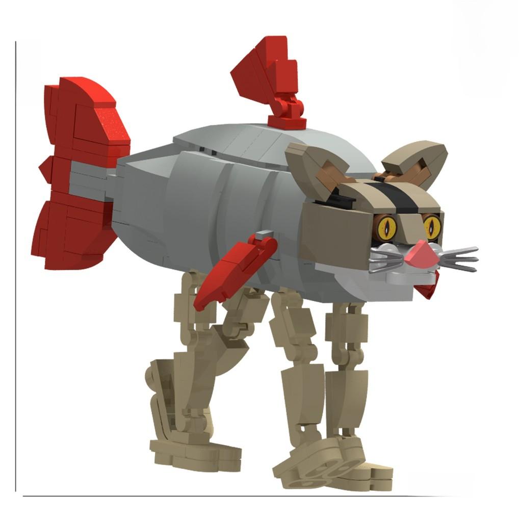 Tung Tungsahur Tung Diy Building Blocks Cartoon Assembly Toys For Gift Kids